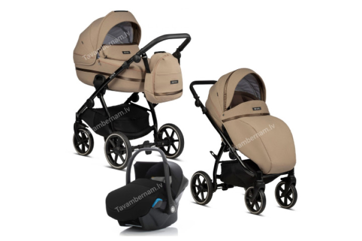 Tutis Uno 3 plus 3-1 146 Nougat bērnu rati trīs vienā